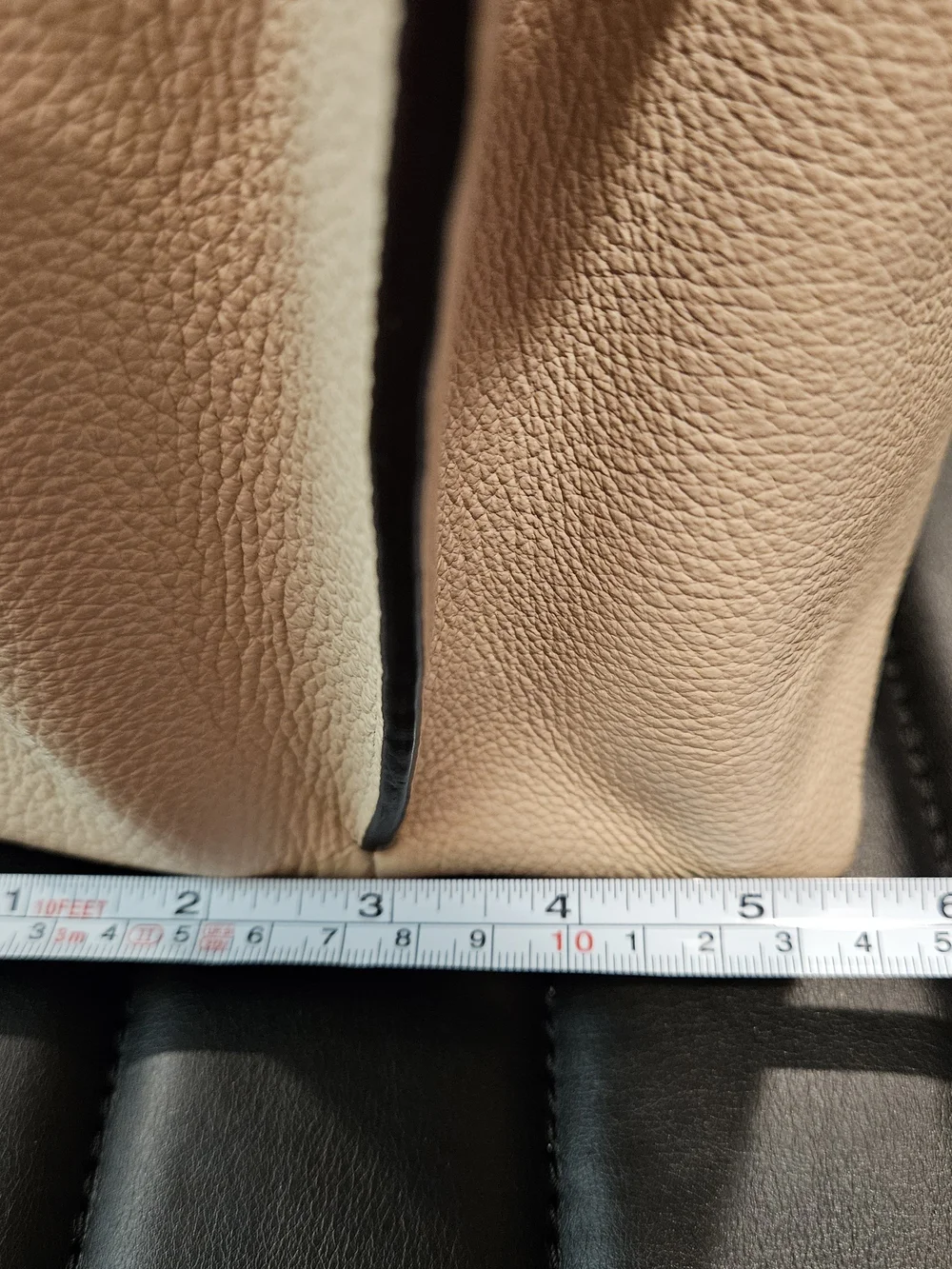 Coach Hanna Carryall (CH536) Pebbled Leather Tote Bag in Ivory MSRP $550
